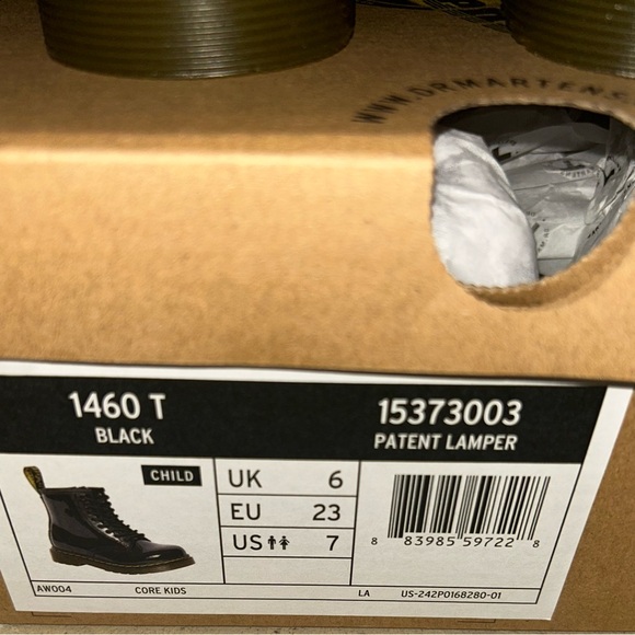 Toddler 1460  Lace Up Patent Leather Dr.Marten Boot - Picture 5 of 5